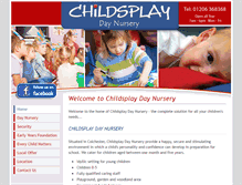 Tablet Screenshot of childsplaydaynursery.co.uk